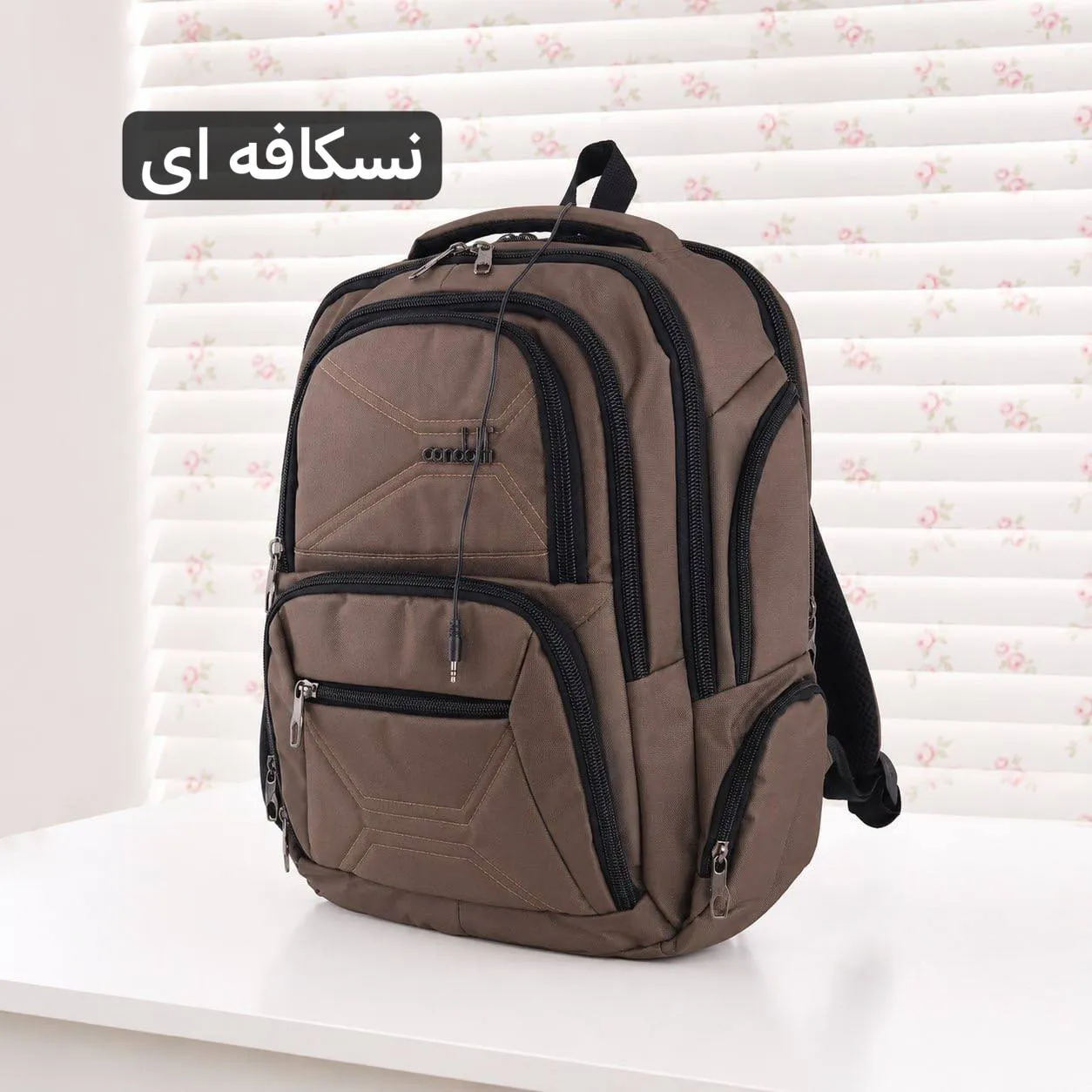 کوله پشتی برزنت روزمره و مدرسه دانشگاه جیب دار