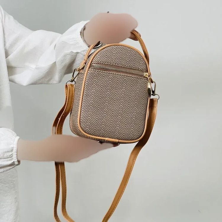 کیف ایستاده زنانه مدل 1141 بند دستی دوشی چرم شرانگ یراق ضد زنگ