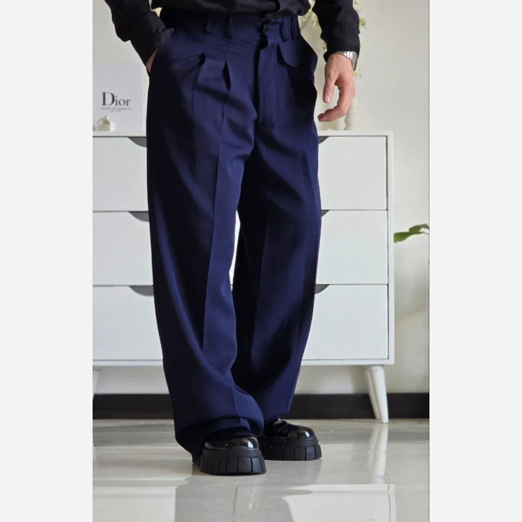 شلوار بگ پیله دار پارچه مازراتی