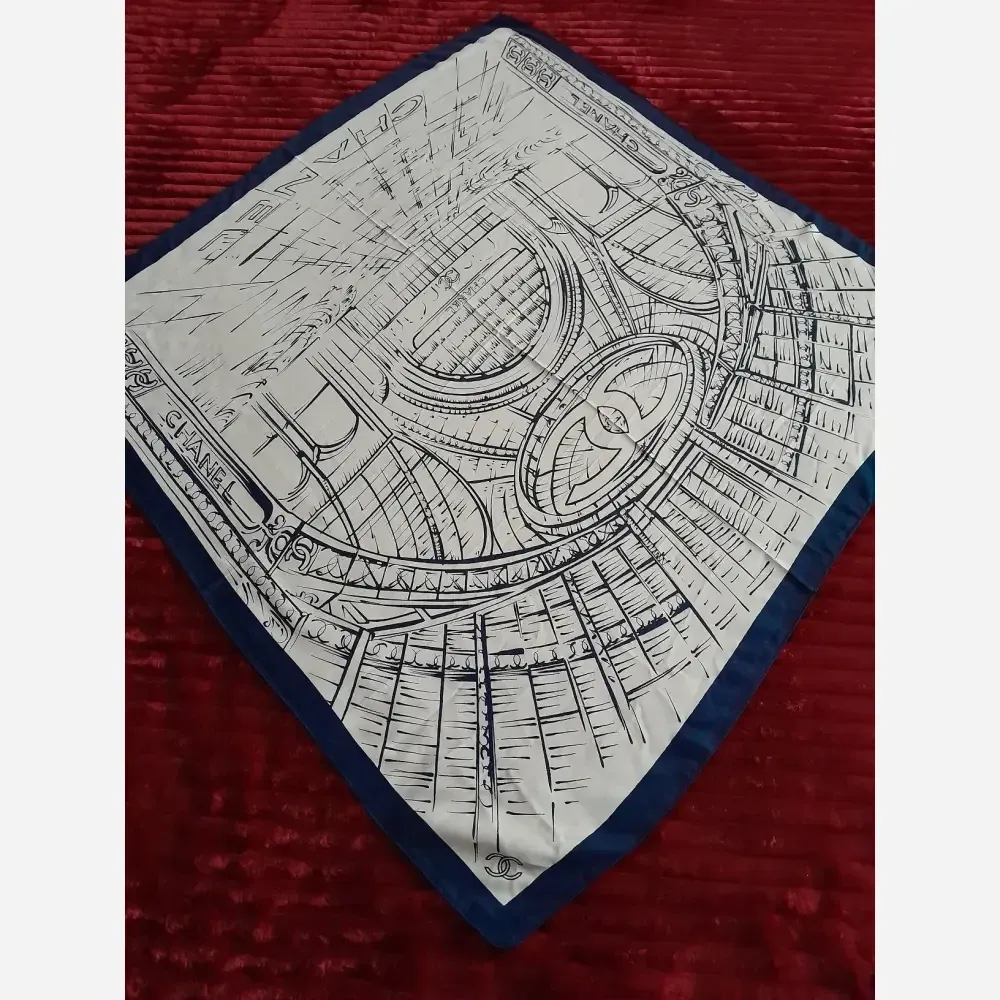 مینی اسکارف اسپرت تویل ابریشم قواره 75 برند HPS